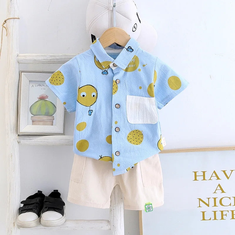 Baby 2 Piece Printed Pants Set