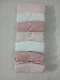 Sweet Blush Baby Bodysuit Set – 7 Pack