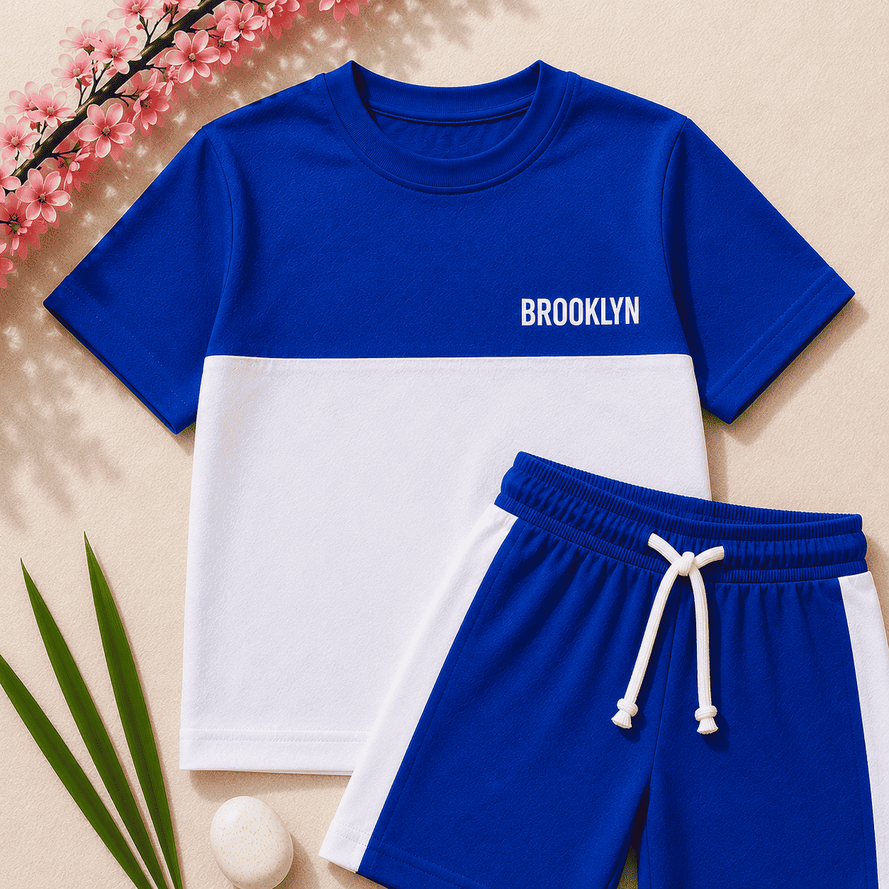 Boys Royal Blue & White 