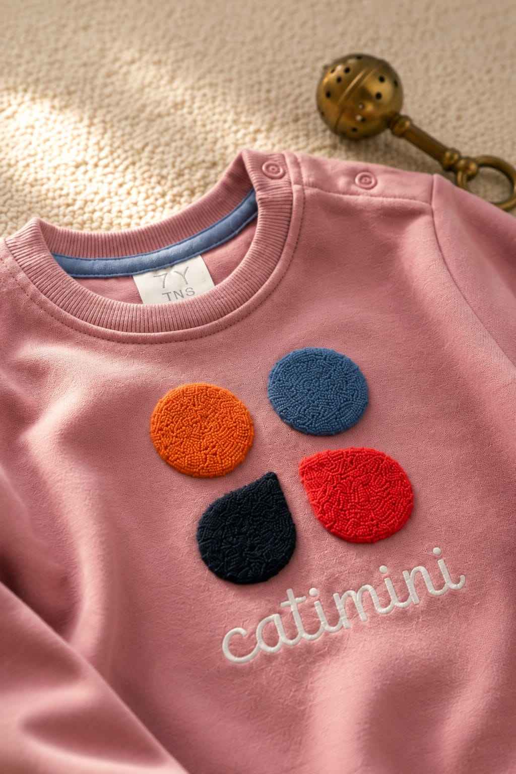 Full Sleeves Sweat Shirt - Circles in Purple
