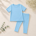 Girls Blue T-Shirt & Trouser Co-ord Set