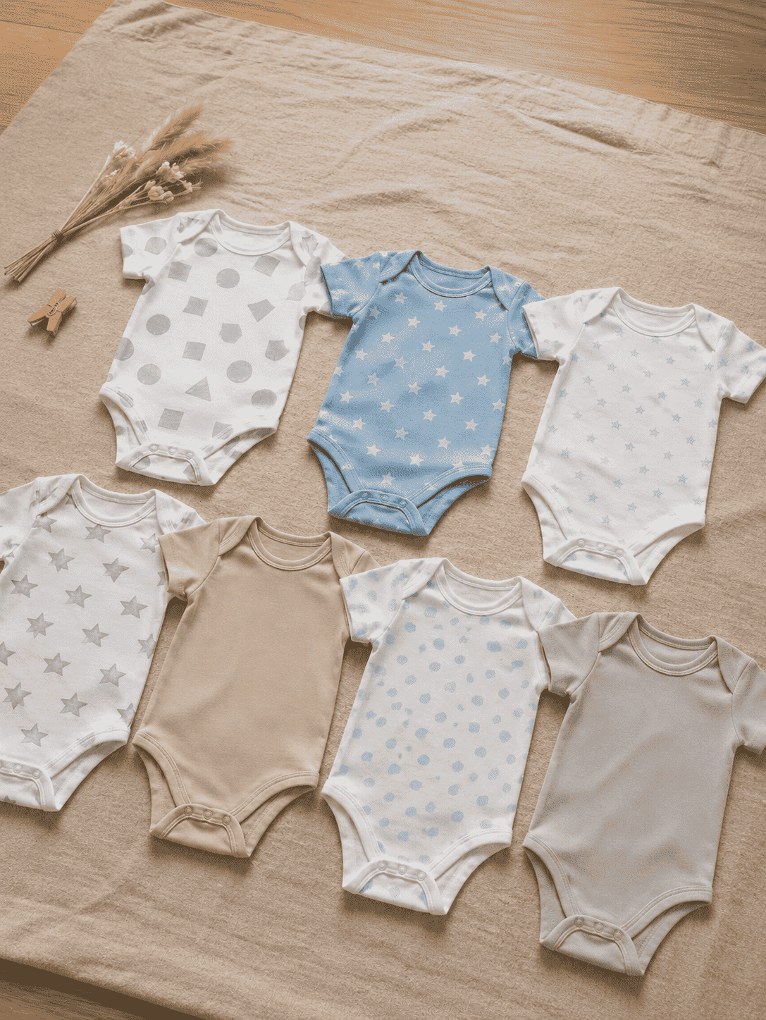 Starlight Pack of 7 Body Suits