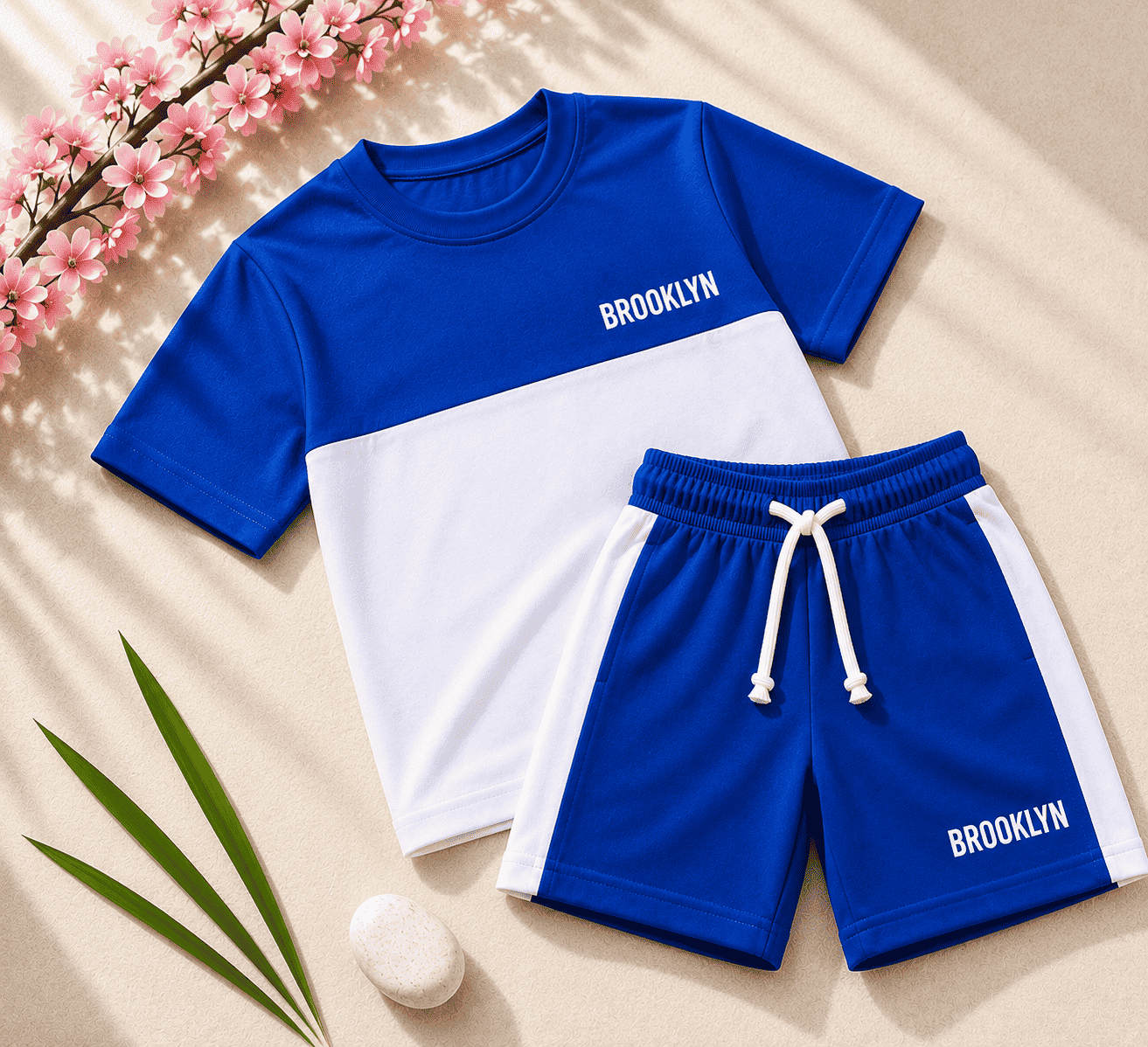 Boys Royal Blue & White 