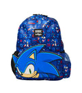 Sonic big face blue school backpack