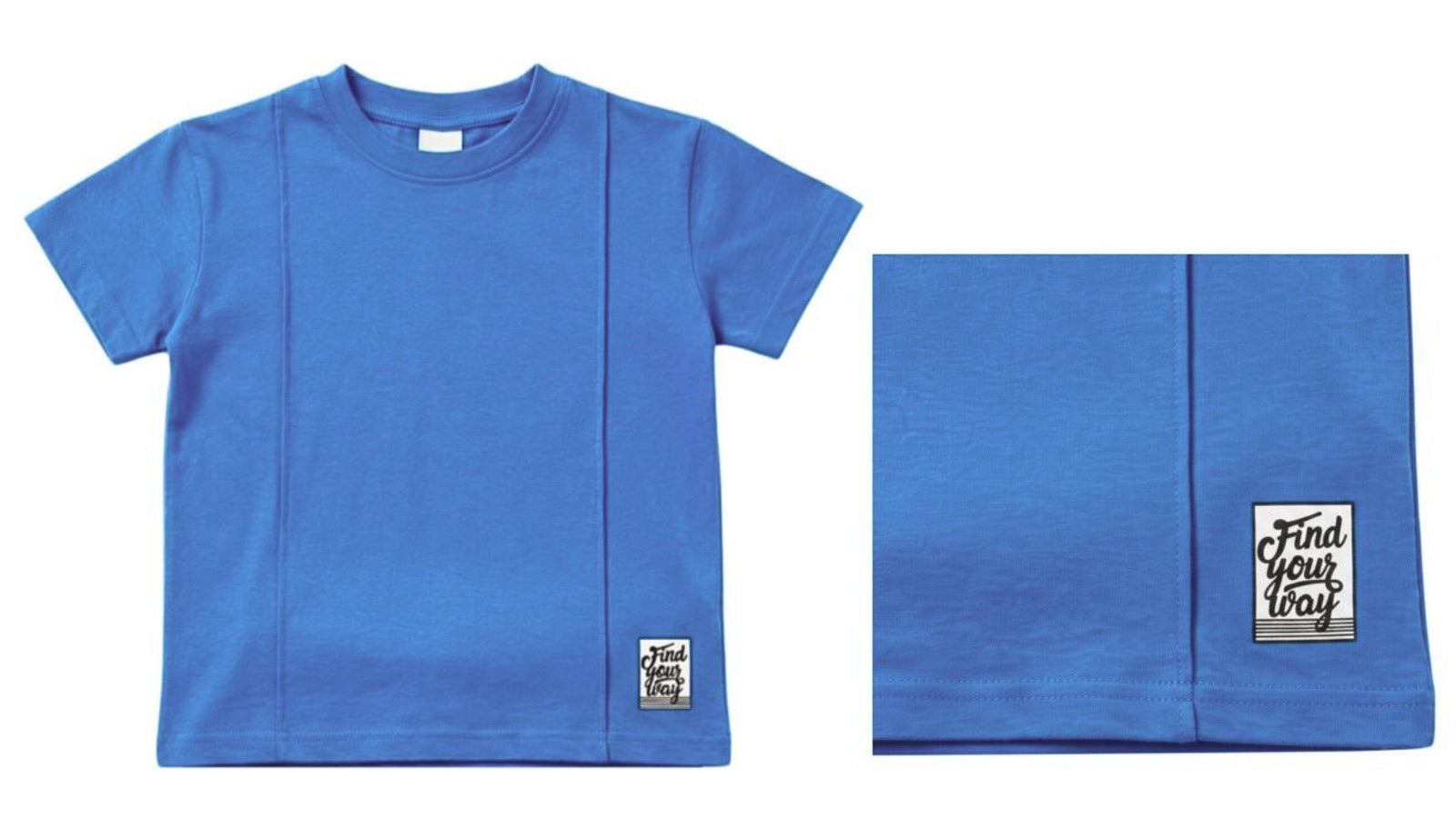 Nifty Basics Boys T-Shirt and Shorts Set (Find Your Way) – Royal Blue