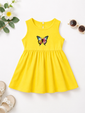 PLUSH-Summer Dress - Butterfly in Yellow