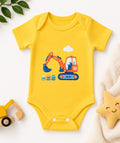 Baby Excavator Print Bodysuit