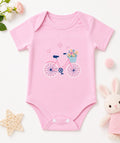 Pink Bicycle Baby Bodysuit