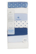Blue Star & Stripe Collection Primark Baby 7-Pack Soft Cotton Bodysuits