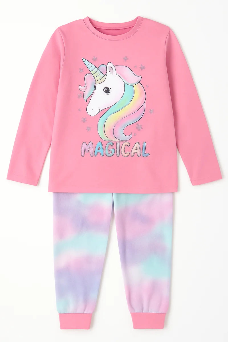 Mystical Unicorn Magic Primark Fleece Pajama Set