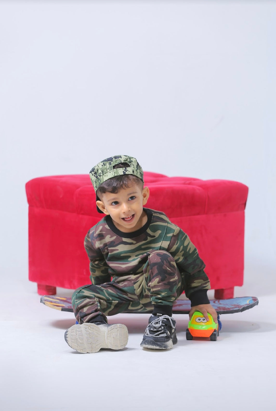 Plush -  Fleece Shirt & Trouser - Camouflage Green