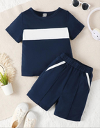 Shirt and Short Set - Blue