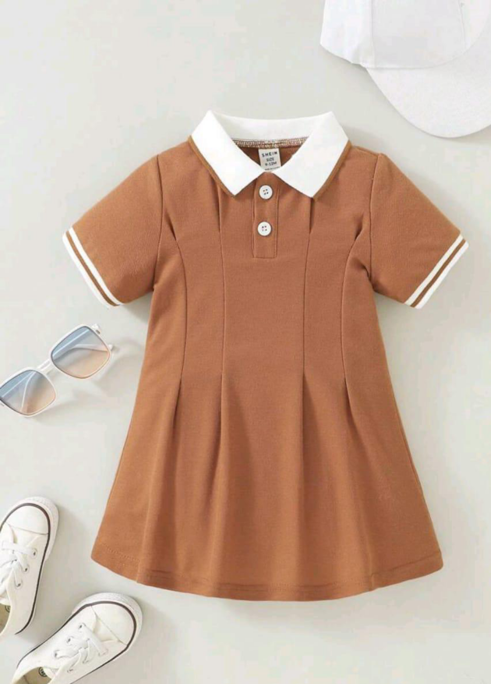 PLUSH-Polo Frock - Muave