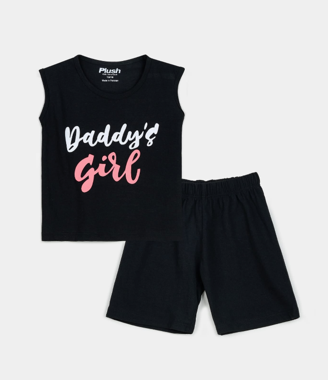 Plush-Summer Sandos - Daddys Girl Black