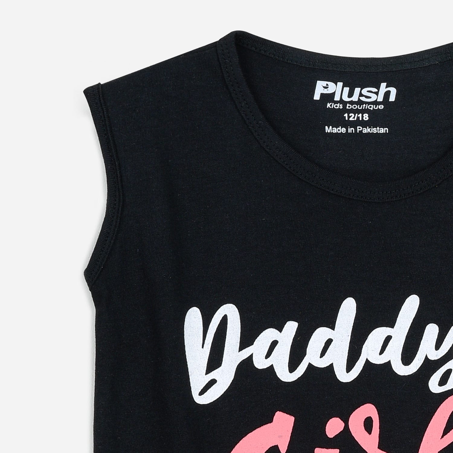 Plush-Summer Sandos - Daddys Girl Black