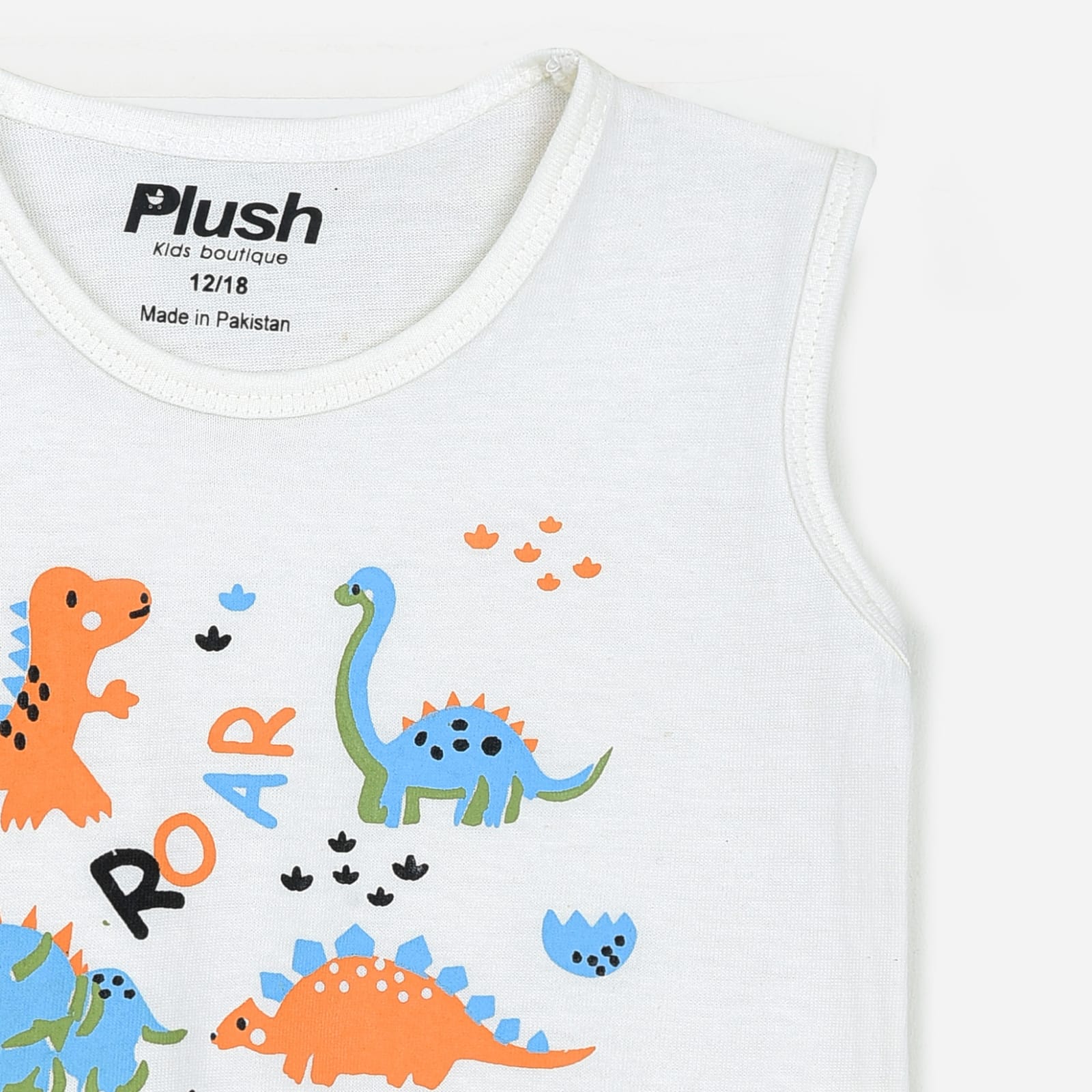 Plush-Summer Sandos - Dino White