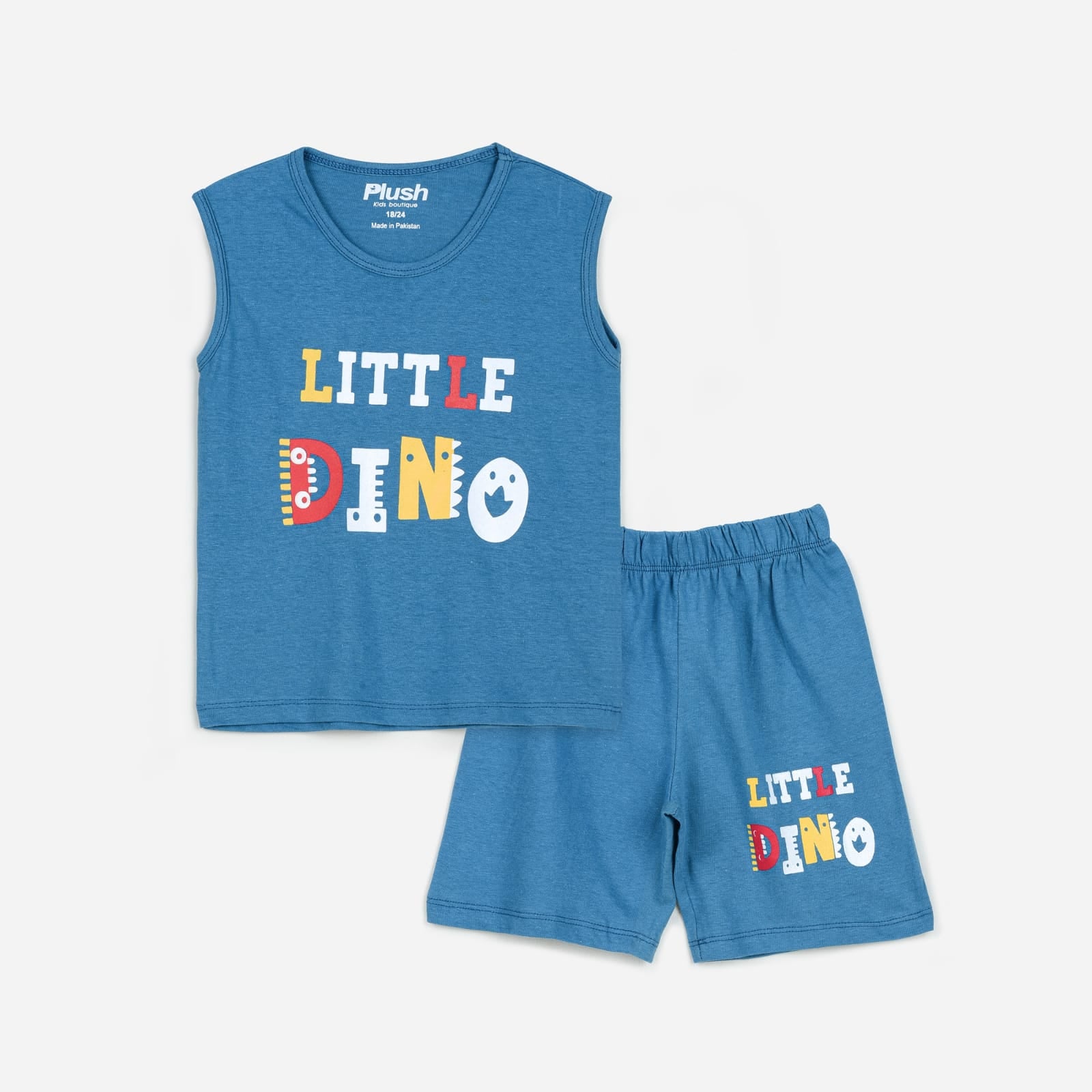 Plush-Summer Sandos - Little Dino Blue