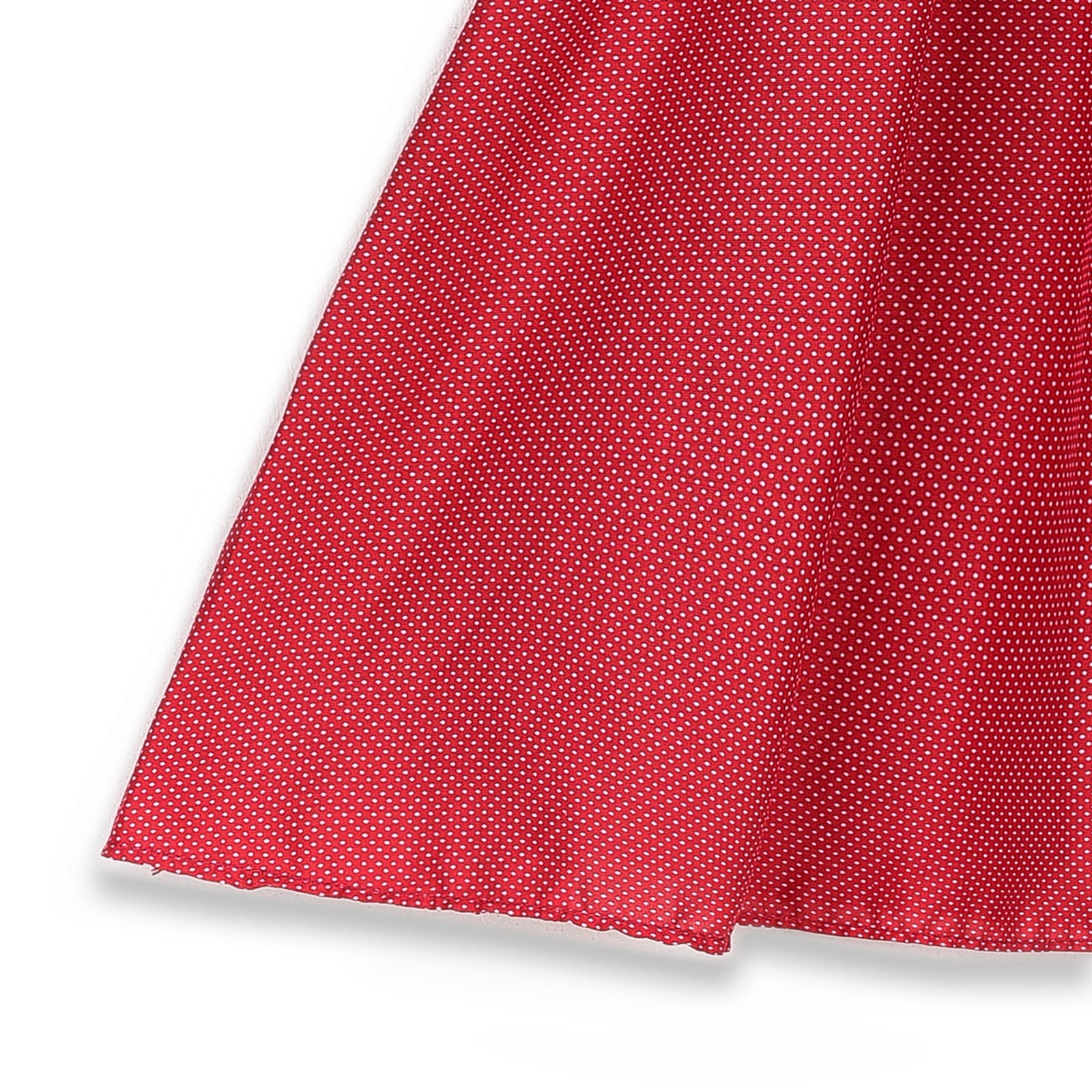 PLUSH-Premium Girls Casual Frocks Red