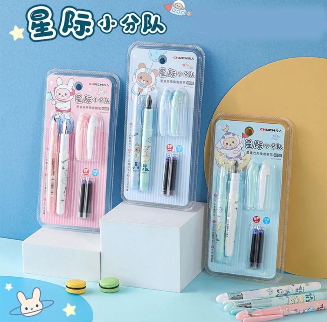 2Pcs INK PEN SET FOR KIDS