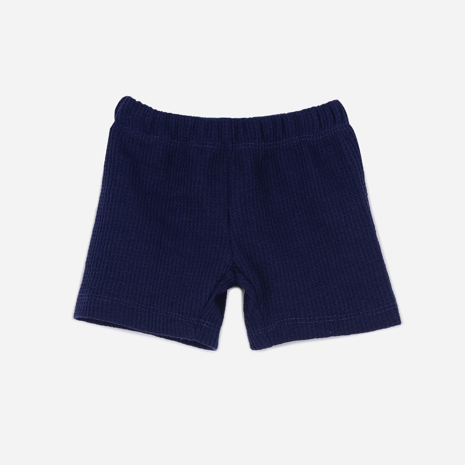 Plush-Waffle Textured Sandos-Dark Blue