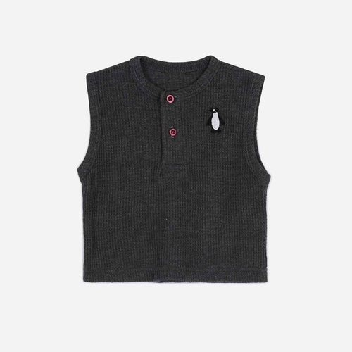Plush-Waffle Textured Sandos-Charcoal