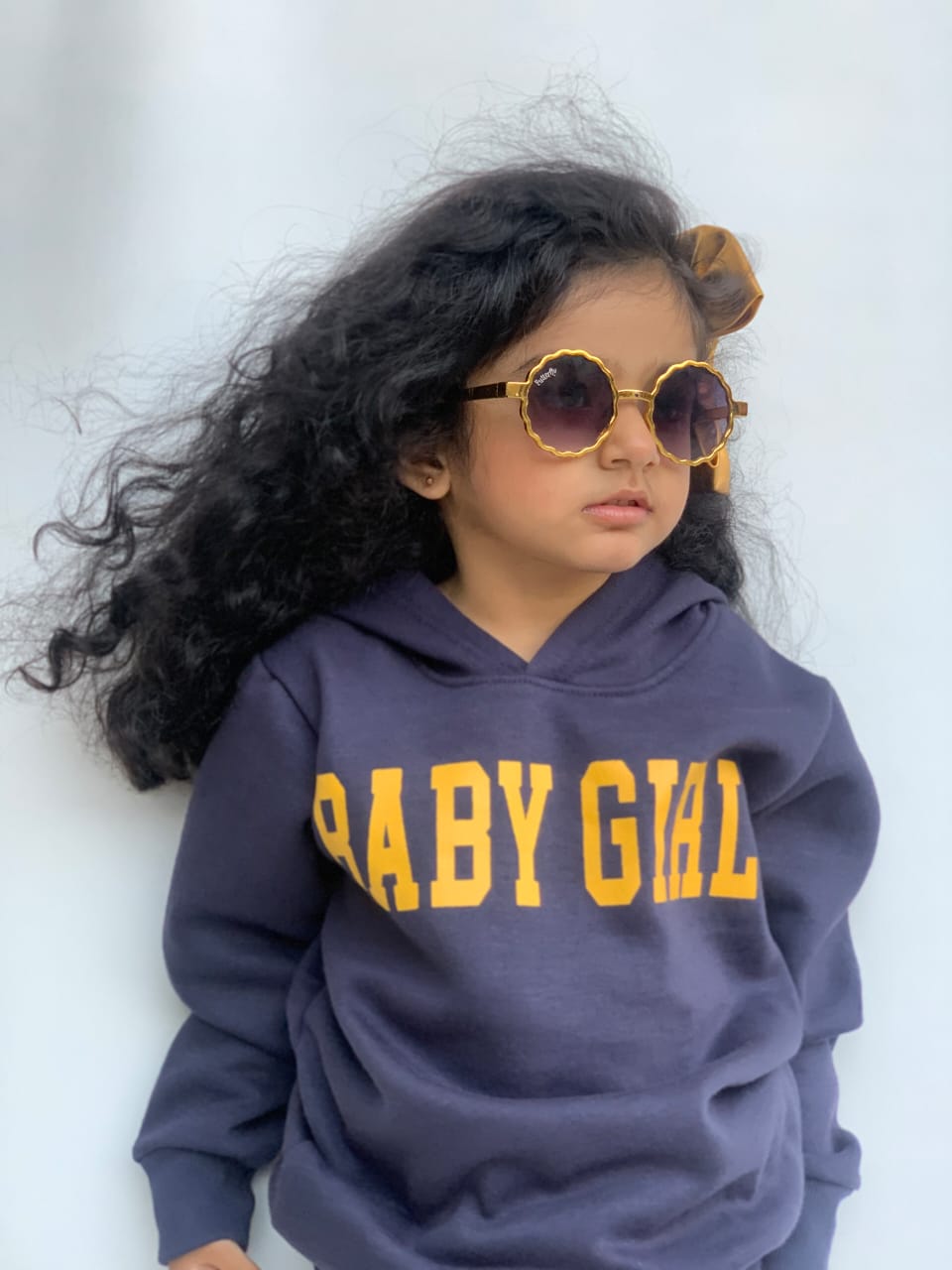 Plush-Hoodie Style - Baby Girl Fleece Sweat Set