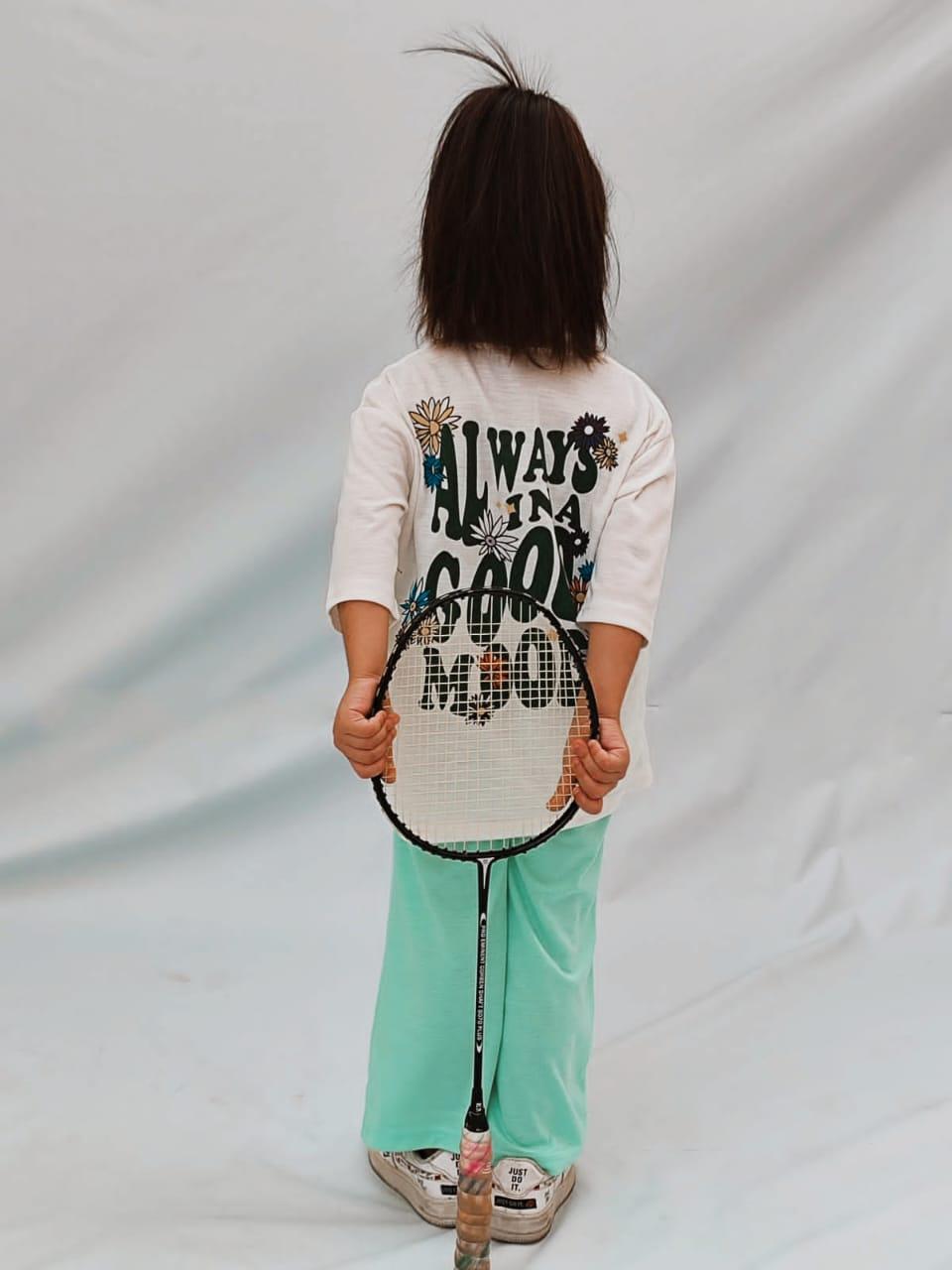 PLUSH-Nifty Basics Premium - Good Mood in Light Green Contrast with Flapper Trousers