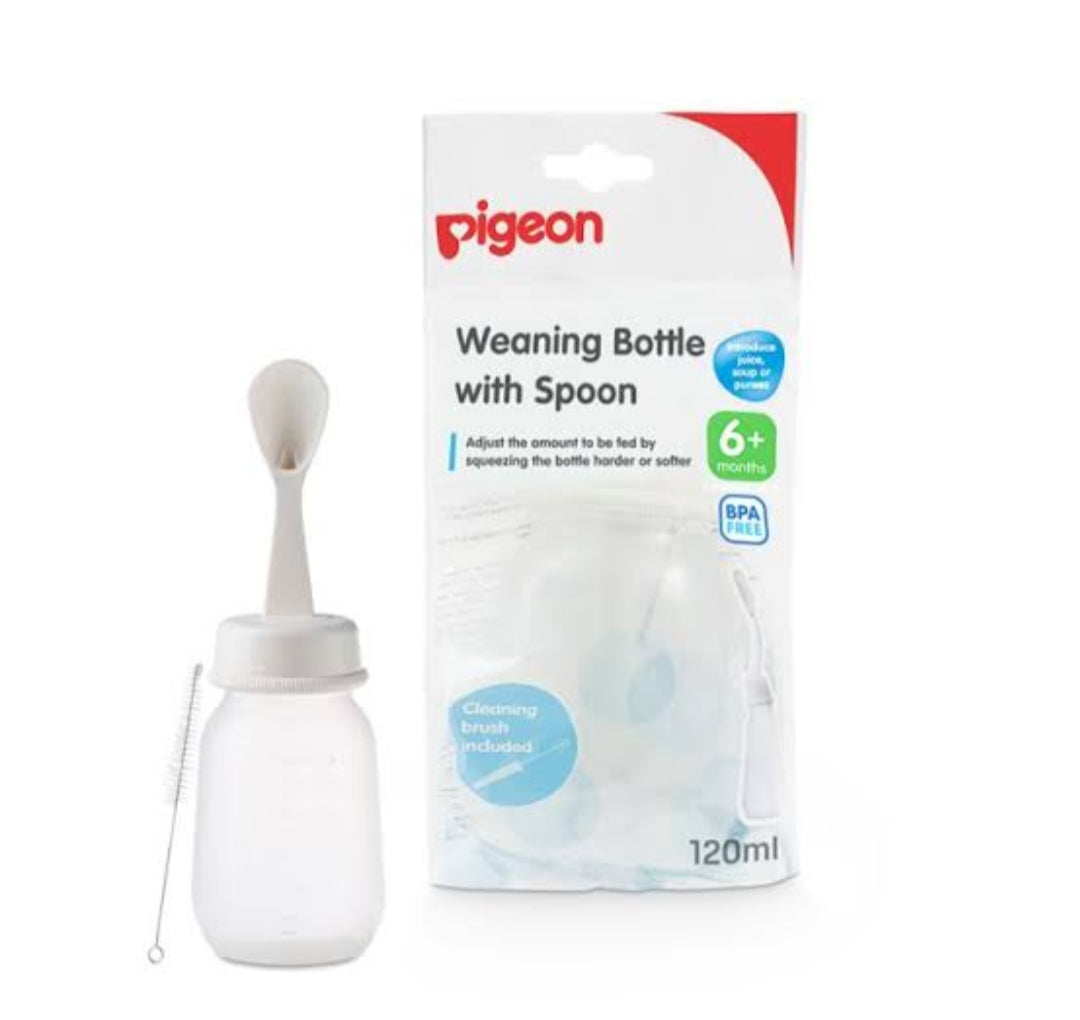 Pigeon - Weaning Bottle With Spoon 120ml