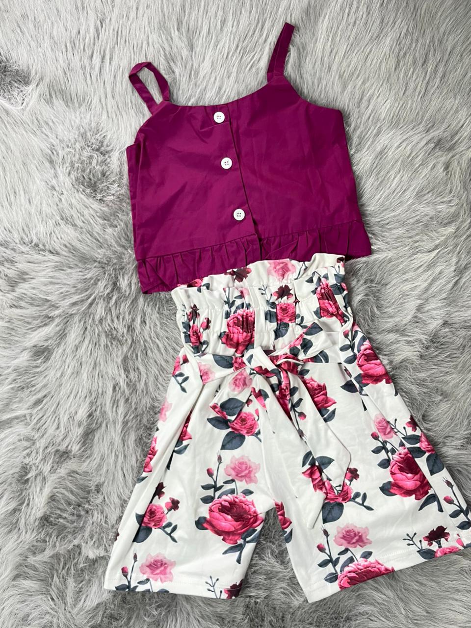 PatPat Baby Girl All Over Floral Print Boho Splicing Cami Dress