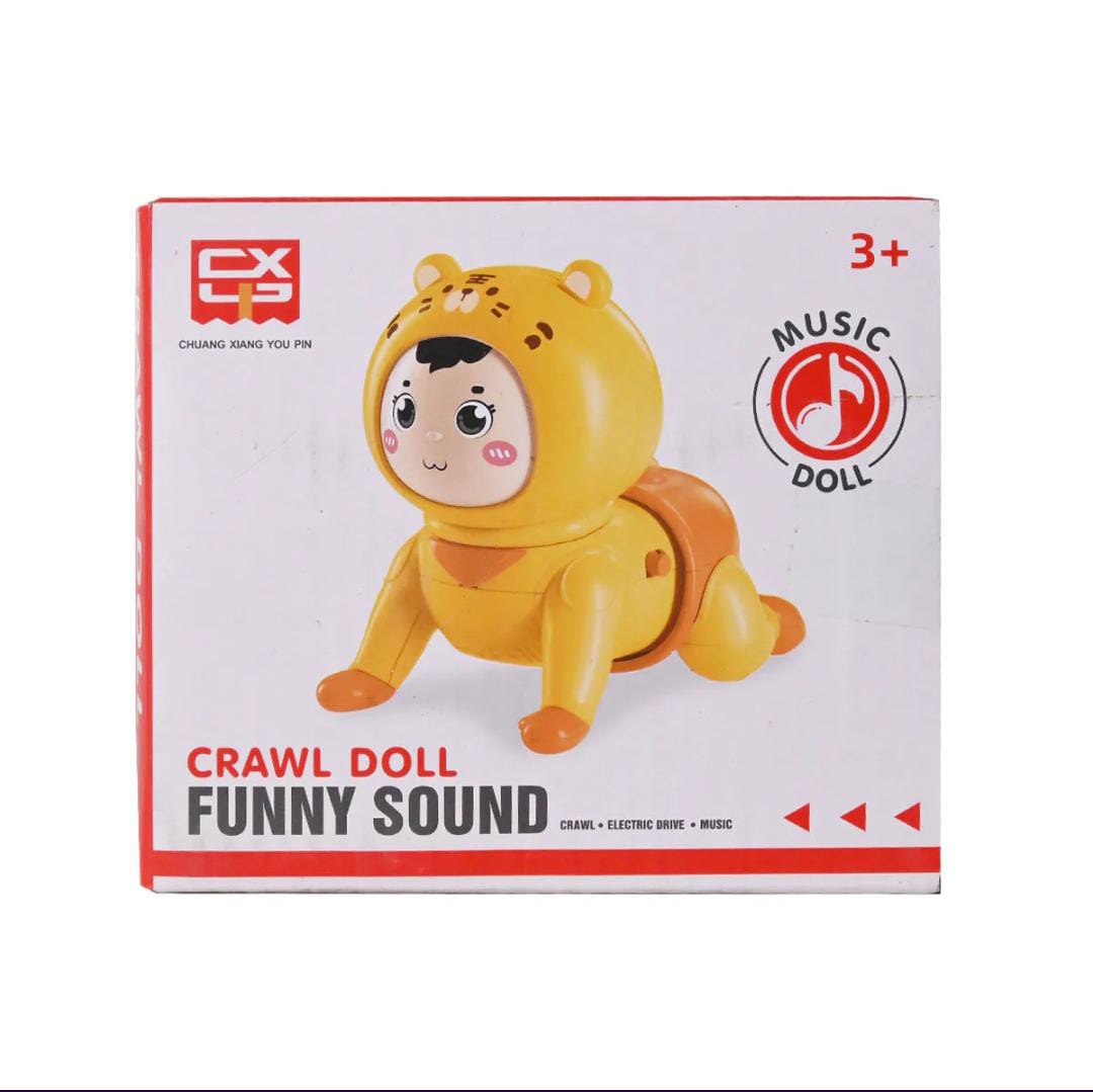 CRAWL DOLL WITH FUNNY SOUND