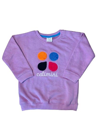 Full Sleeves Sweat Shirt - Circles in Purple