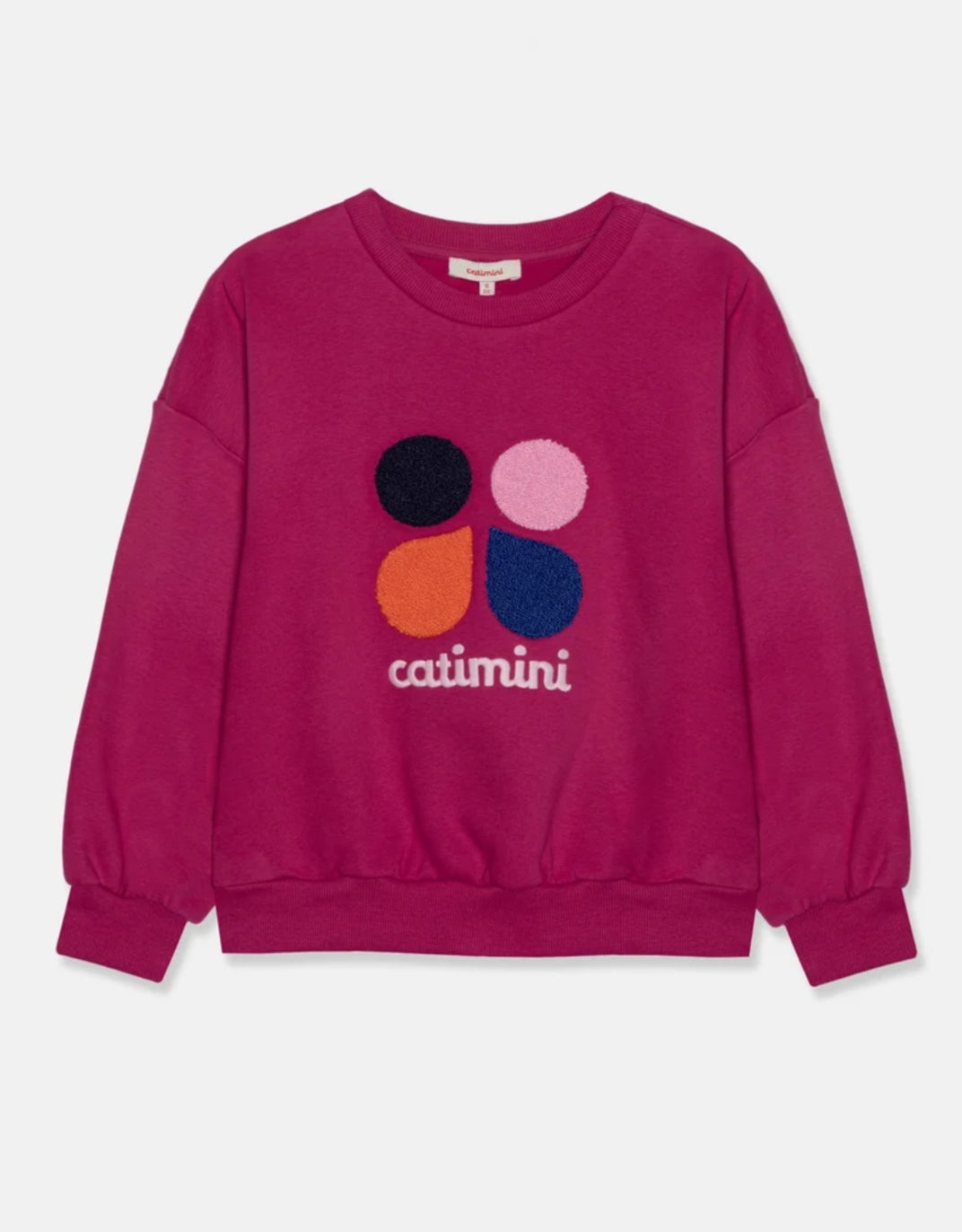 Full Sleeves Sweat Shirt - Circles in Purple