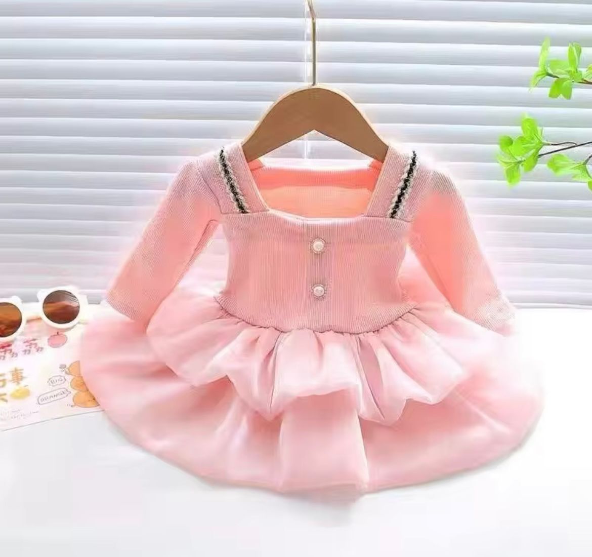 Toddler Girl Cute Princess Fancy Mesh Spliced Dress