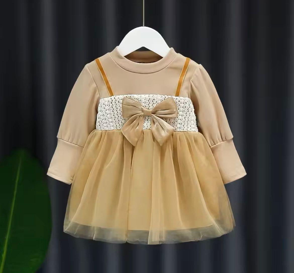 Toddler Girl Cute Princess Fancy Mesh Spliced Dress
