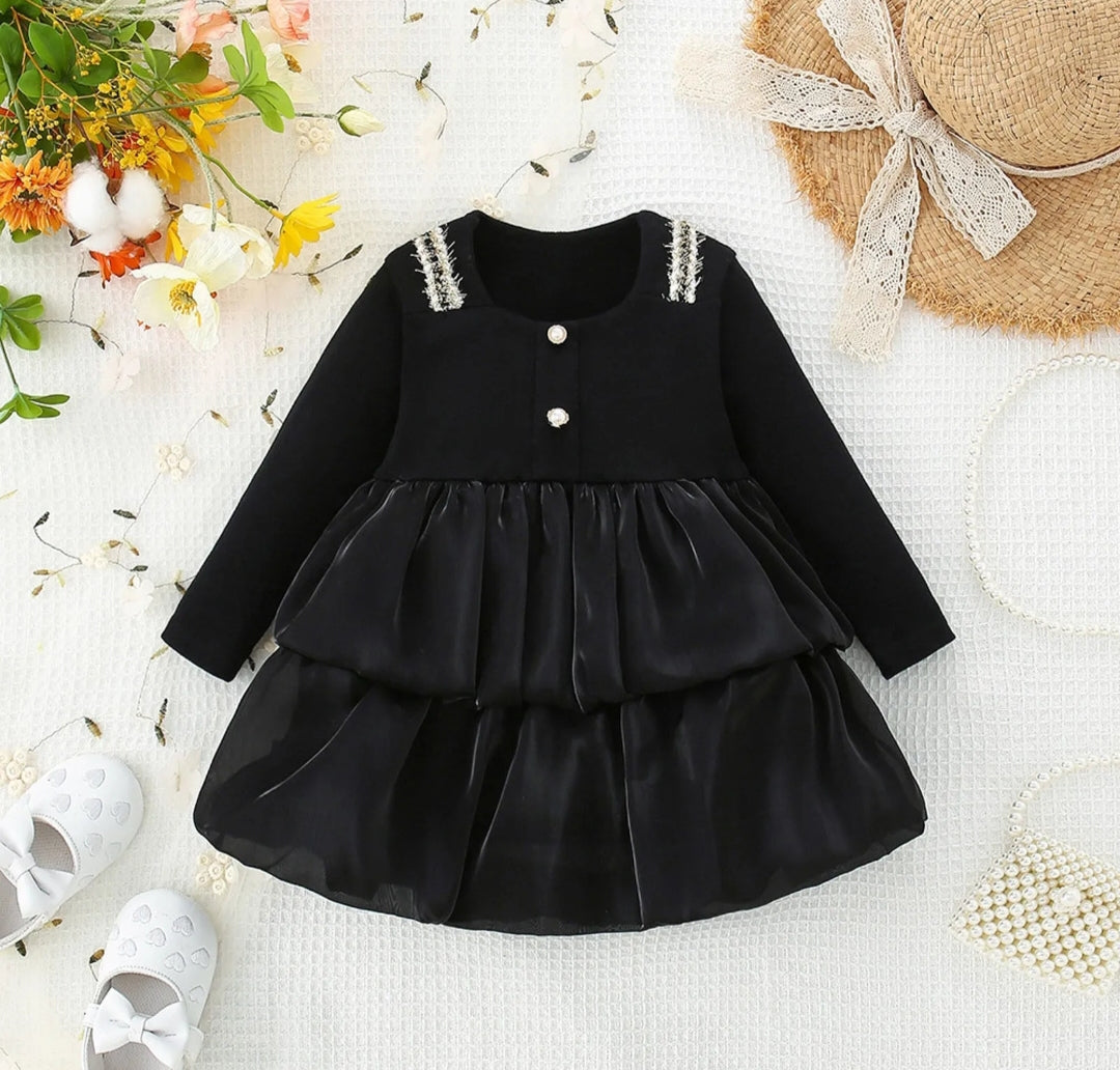 Toddler Girl Cute Princess Fancy Mesh Spliced Dress