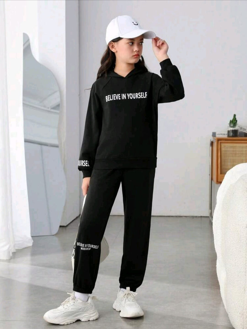 Plush - Nifty Basics - Believe in Yourself in Black with Trousers