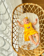 PLUSH-Summer Dress - Butterfly in Yellow