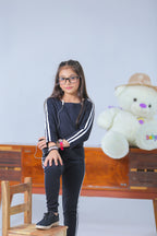 Plush- Girls Relaxed Fit Co-Ord in Black