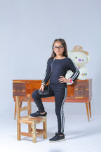 Plush- Girls Relaxed Fit Co-Ord in Black