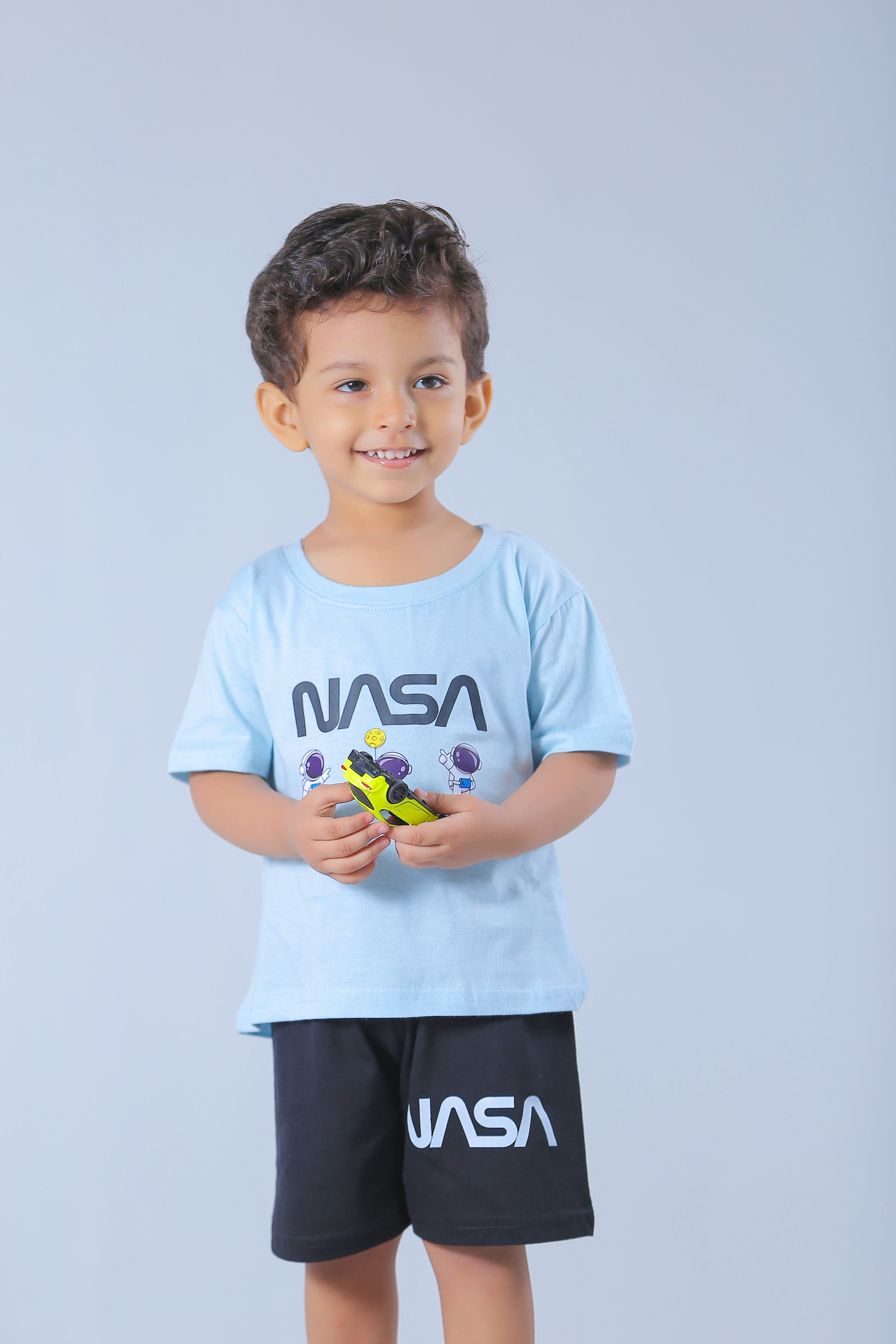 Shirt and Short Set - Blue Nasa