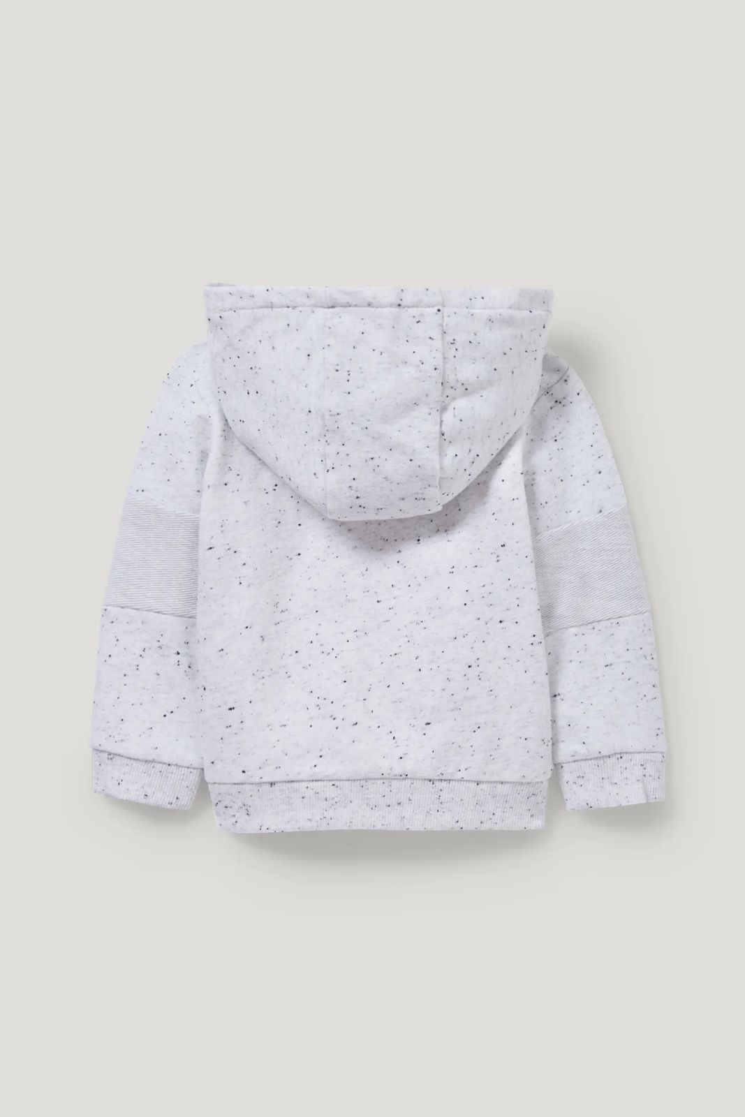 C&A-JACKET Hoodied Fleece - White Minimalist