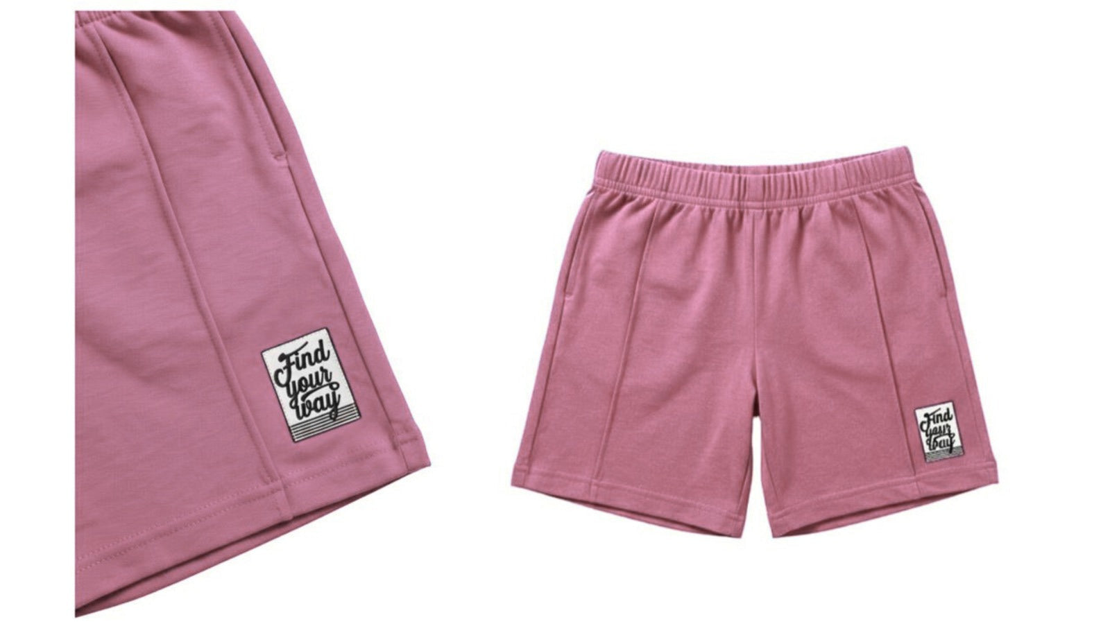 Girls pink shirt and shorts co-ord set in Pakistan by Basics by Nifty, soft breathable everyday summer outfit for kids