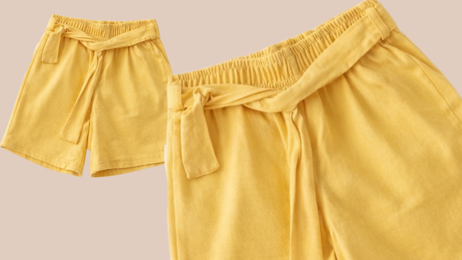 Girls white shirt and yellow shorts set with heart print in Pakistan by Basics by Nifty, soft breathable summer co-ord outfit for kids