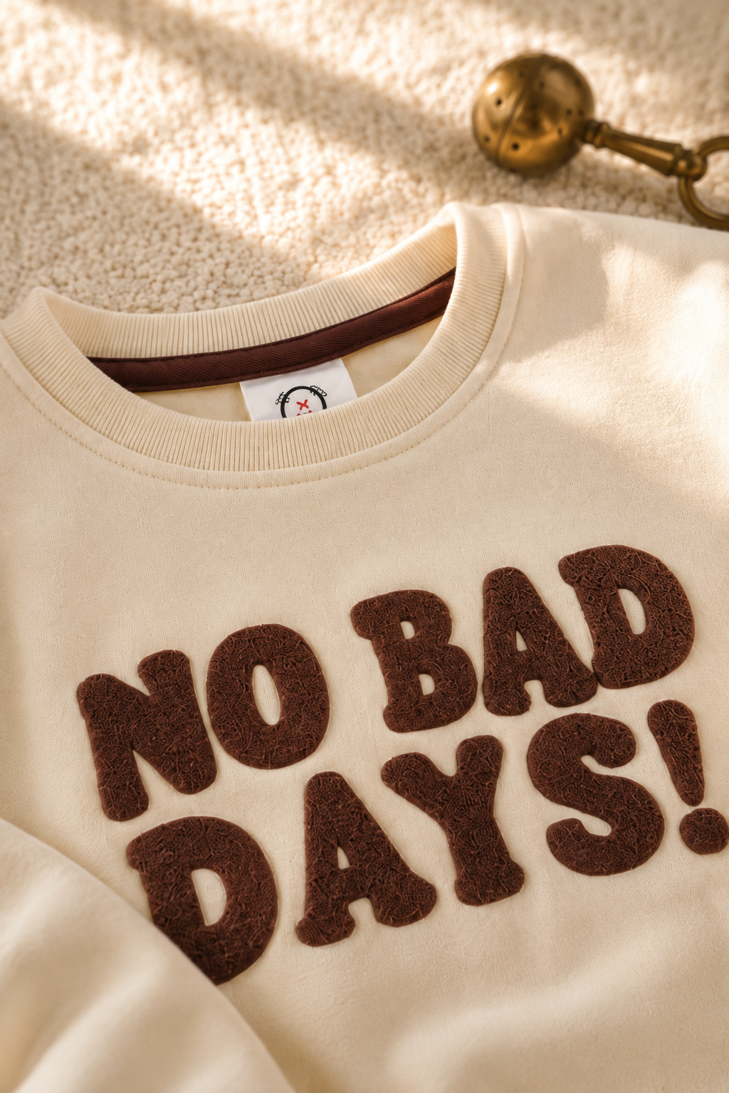 Full Sleeves Sweat Shirt - No Bad Days White