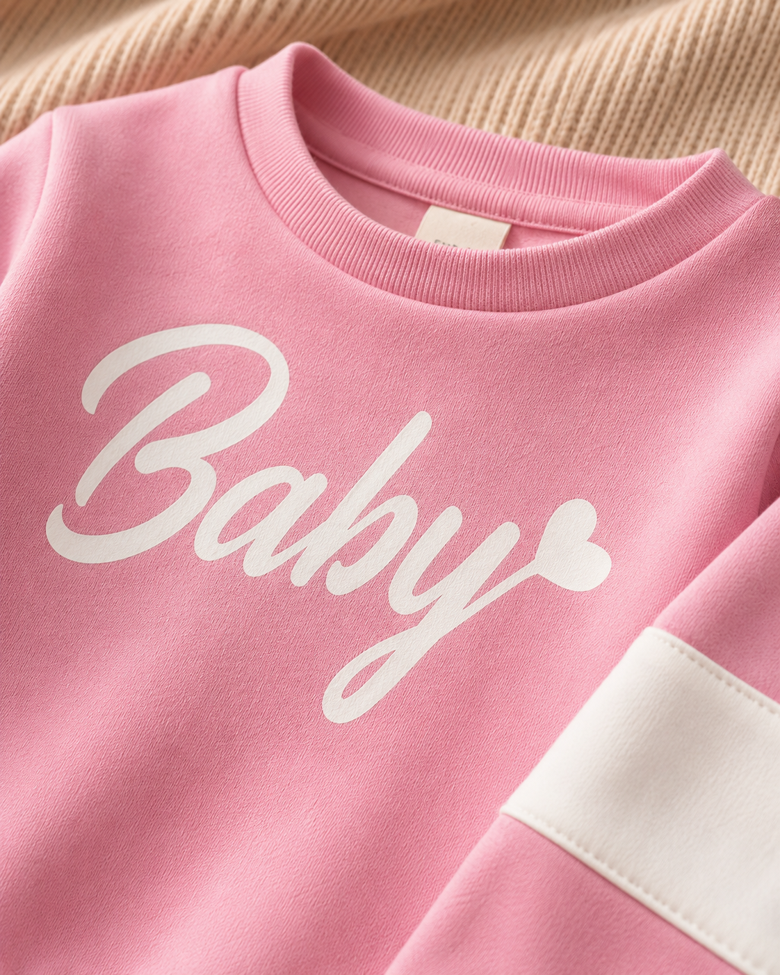 Plush Fleece Shirt & Trouser - Baby in Pink
