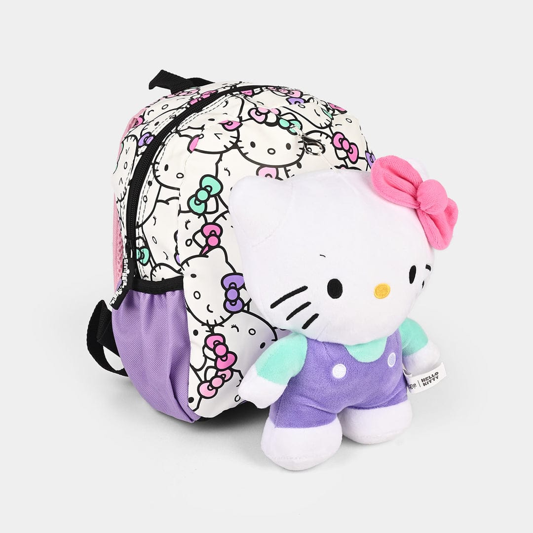 Hello Kitty mini backpack with plush toy