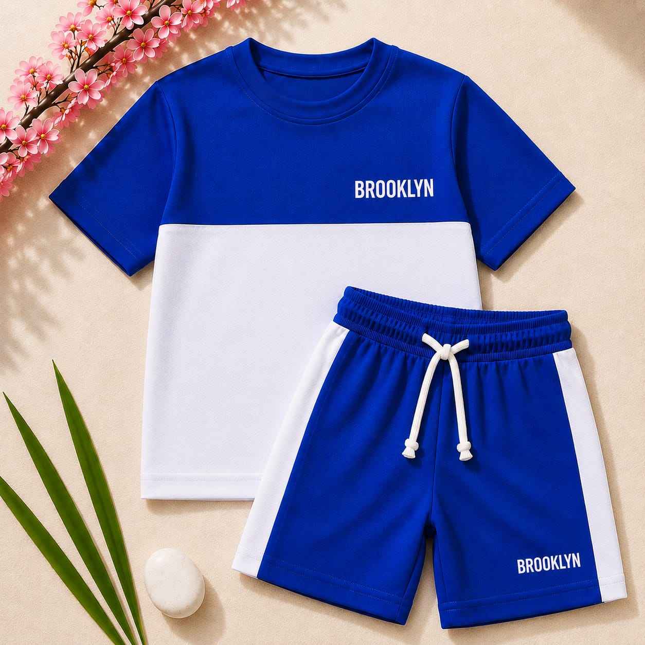 Boys Royal Blue & White 