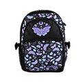 Celestial moth pastel black backpack