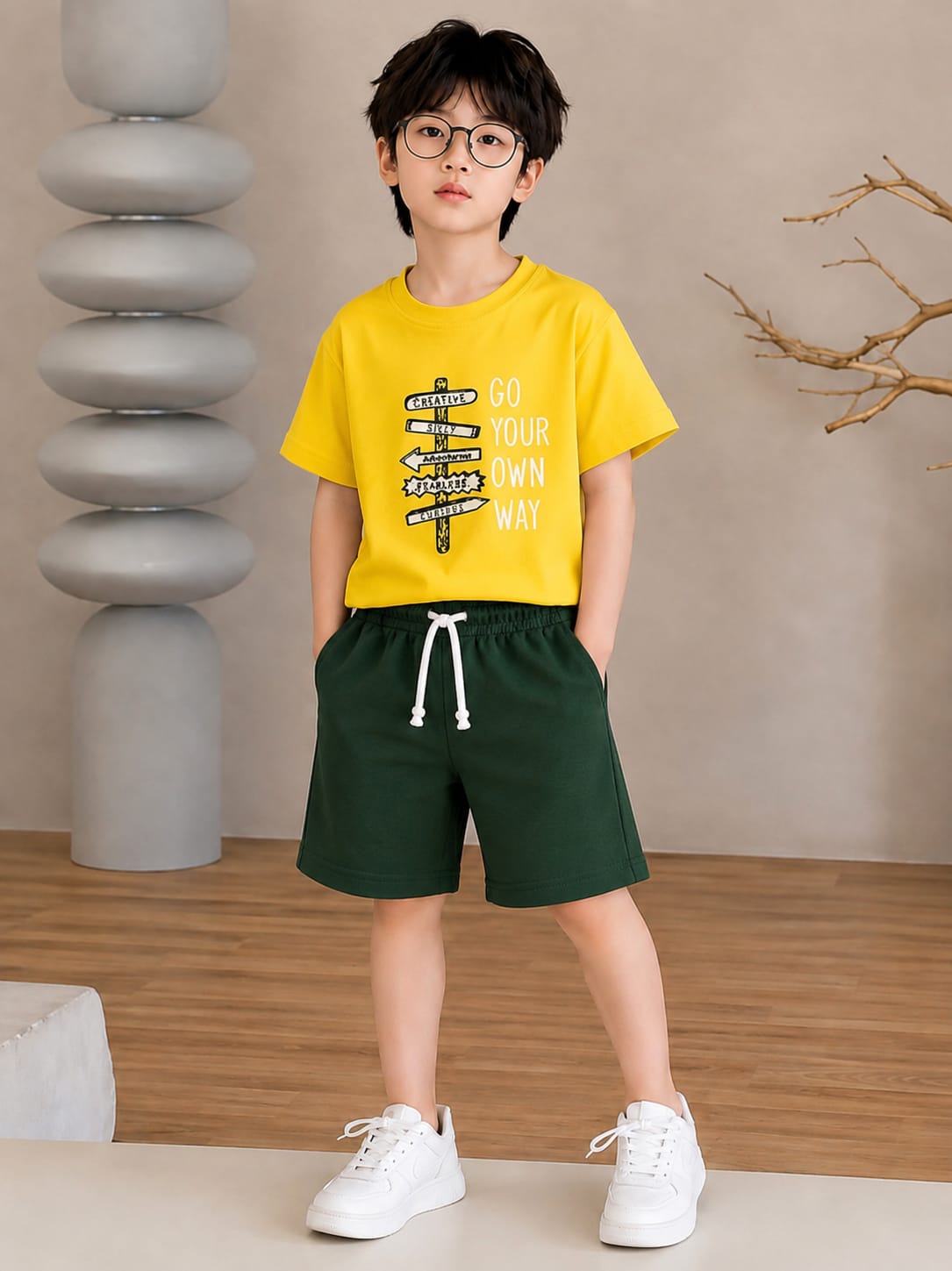 Boys Yellow & Green 