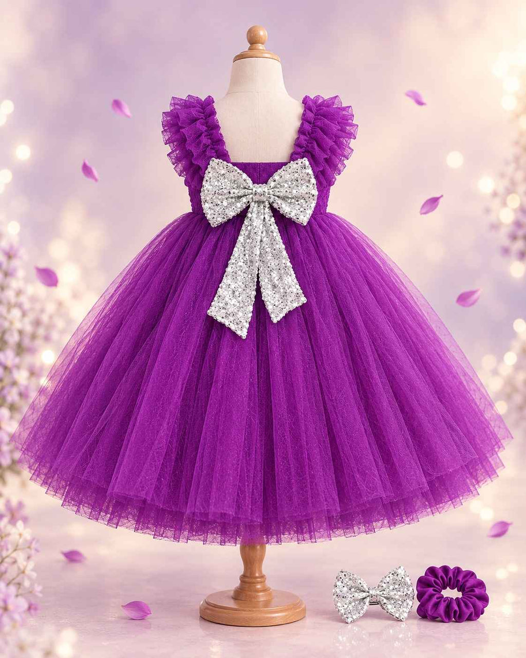 Toddler Girl Cute Princess Fancy Mesh Spliced Dress